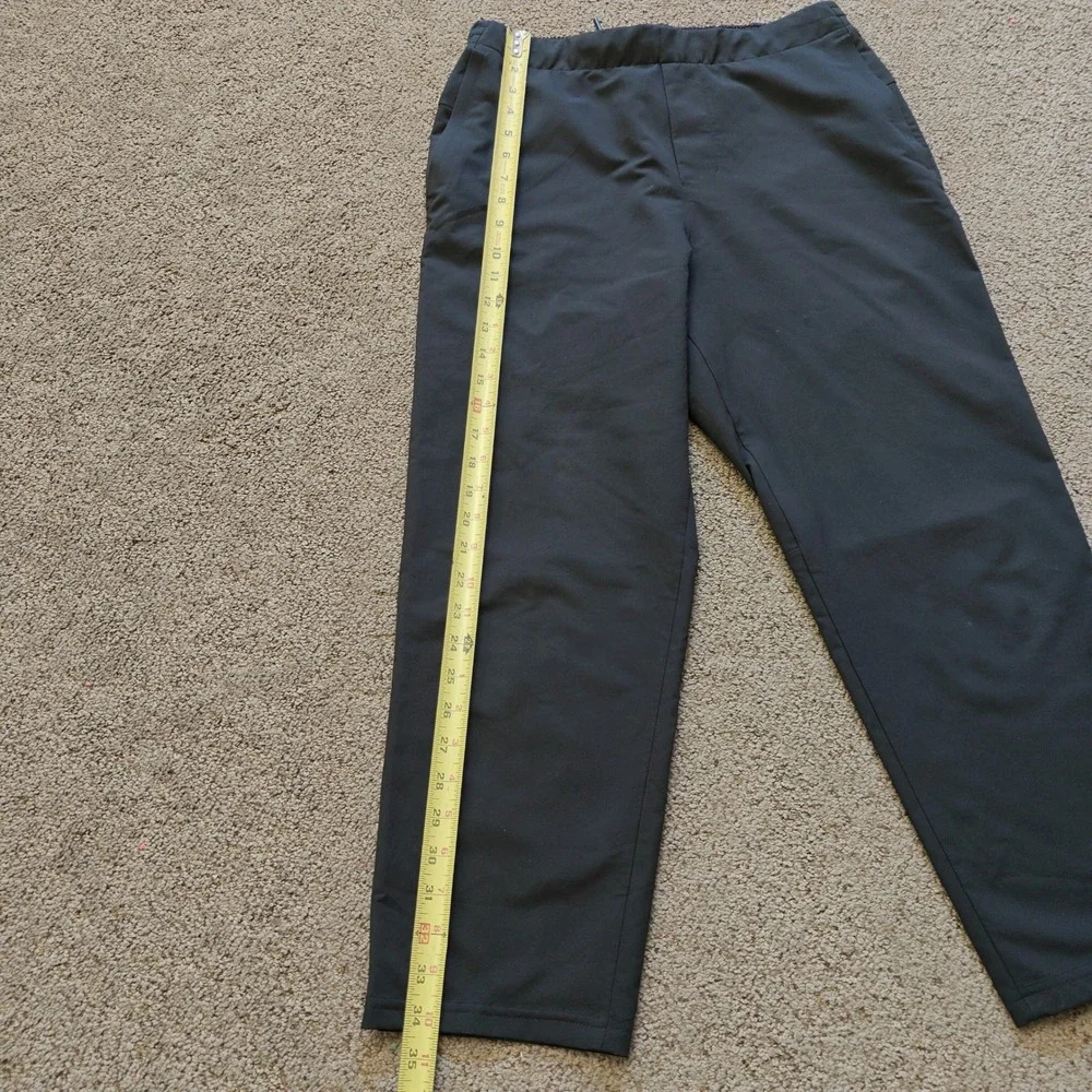 Lululemon Venture Trouser Twill Fabric Mens Small Black Water Repellent Commuter